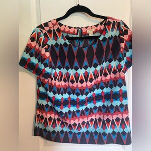 J. Crew Multicolored blouse